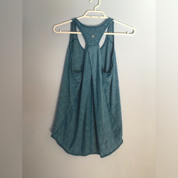 Lululemon Essential Tank Heathered Jet Set Blue - Picture 4 of 5